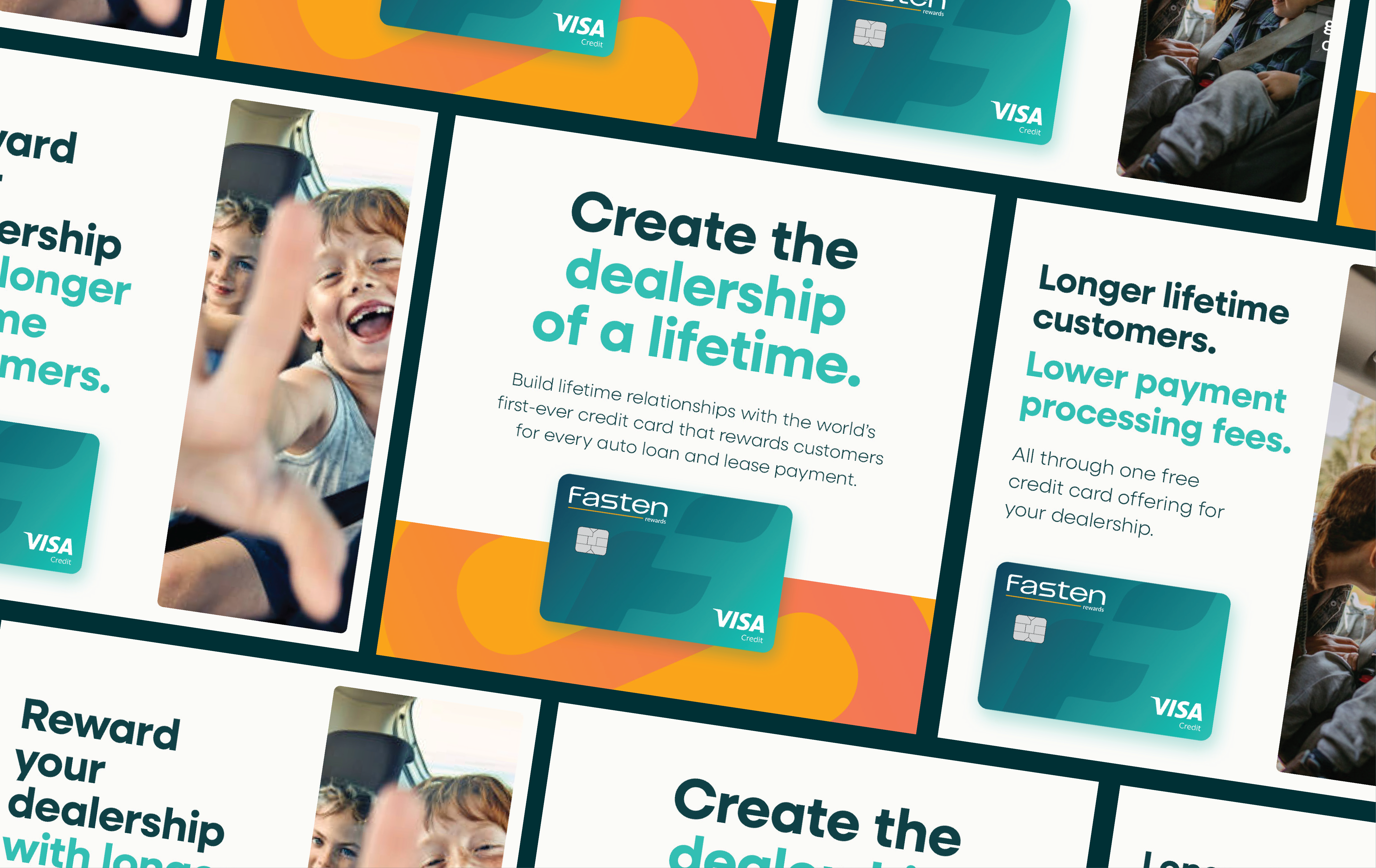 Collage of images for social